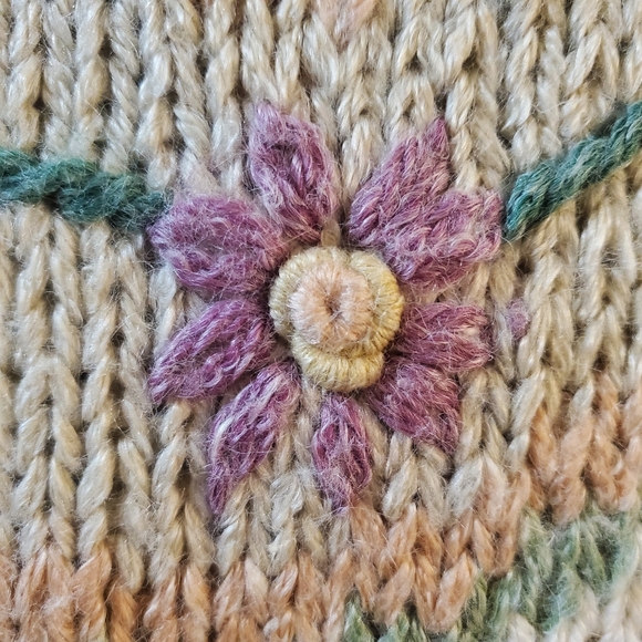 Vintage Hunters Run Chunky Knit Crew Neck Sweater - Picture 10 of 12